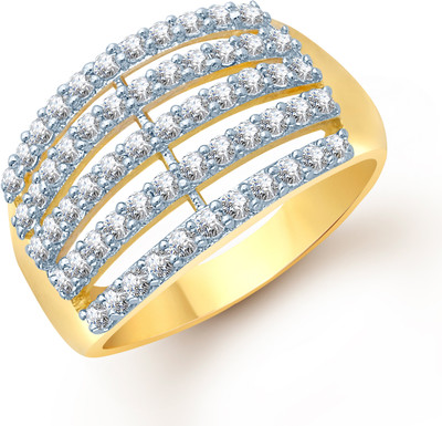 79% OFF on MEENAZ Blossomy Fourline Alloy Ring