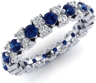 

ICR Jewels Sterling Silver Cubic Zirconia Sterling Silver Plated Ring, White