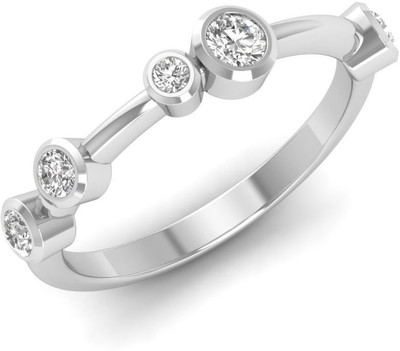 

ICR Jewels Sterling Silver Cubic Zirconia Sterling Silver Plated Ring