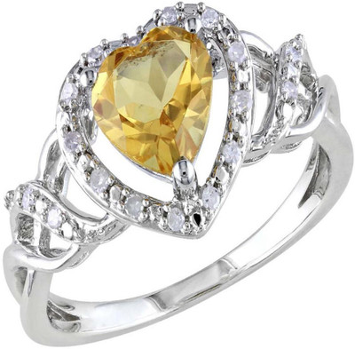 

Kiara Jewellery Sterling Silver Swarovski Zirconia Ring, White