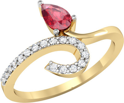 

Vachya Glory 18kt Diamond Yellow Gold ring(Yellow Gold Plated)