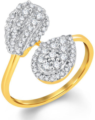 

Sukkhi Alloy Gold-plated, Rhodium Plated Ring, White;gold