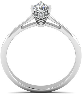 

ICR Jewels Silver Cubic Zirconia Sterling Silver Plated Ring, White