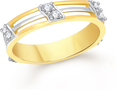 

VK Jewels Reticular Alloy Cubic Zirconia Gold-plated Plated Ring