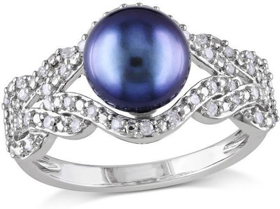 

Kiara Jewellery Diksha Sterling Silver Swarovski Zirconia Gold-plated Plated Ring