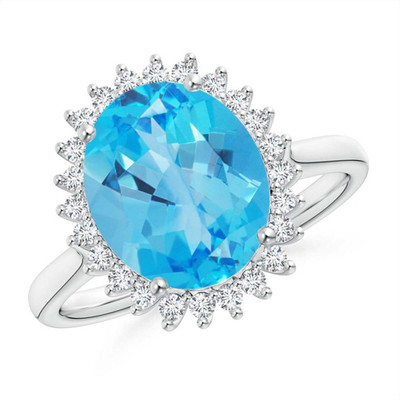 

Kiara Jewellery Silver Swarovski Zirconia Rhodium Plated Ring