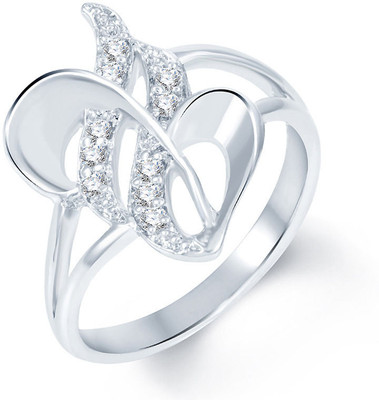 

Sukkhi Moddish Alloy Cubic Zirconia Rhodium Plated Ring, White