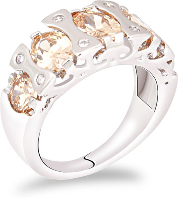 

Fasherati 925 Sterling Silver Alloy Crystal Ring
