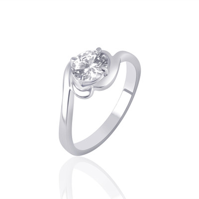 85% OFF on VK Jewels Solitaire Rhodium Plated Alloy Cubic Zirconia Ring 85% OFF on VK Jewels Solitaire Rhodium Plated Alloy Cubic Zirconia Ring