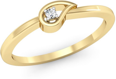 

Vachya Glory 14kt Diamond Yellow Gold ring(Yellow Gold Plated)