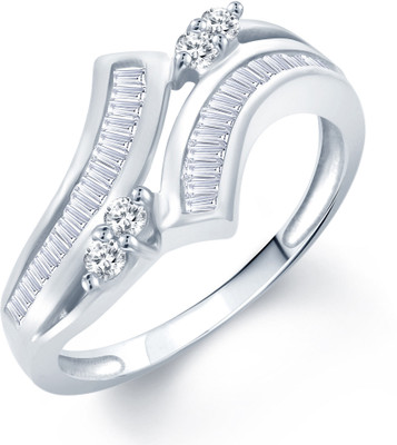 

Sukkhi Sublime Alloy Cubic Zirconia Rhodium Plated Ring, White