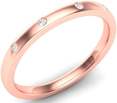 

Kataria Jewellers The Alexis American Diamond 92.5 BIS Hallmarked Silver Ring, Pink