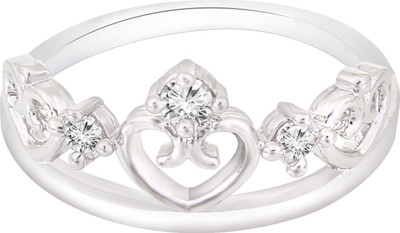 

Fasherati Alloy Crystal Ring, Silver