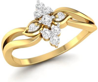

Ciemme Sterling Silver Cubic Zirconia Gold-plated Plated Ring, Yellow