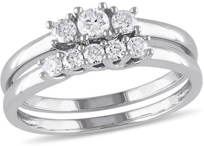 

Kiara Jewellery Asavri Sterling Silver Swarovski Zirconia Gold-plated Plated Ring