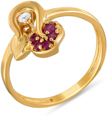 21% OFF on mahi Queenly Alloy, Brass Zircon, Ruby Gold Plated Ring 21% OFF on mahi Queenly Alloy, Brass Zircon, Ruby Gold Plated Ring