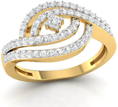 

Ciemme Sterling Silver Cubic Zirconia Gold-plated Plated Ring, Yellow
