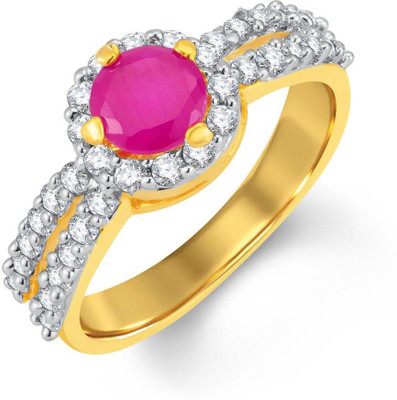 

Sukkhi Alloy Gold-plated, Rhodium Plated Ring, White;gold