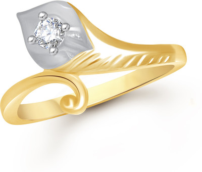 

VK Jewels Magic Leaf Alloy Cubic Zirconia Gold-plated Plated Ring