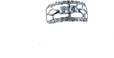 

Phoenix Sterling Silver Swarovski Crystal Sterling Silver Plated Ring, White