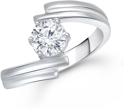 

Meenaz Alloy Cubic Zirconia Ring, White