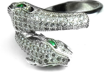

Swank Silver Elegant Exclusive Sterling Silver Ring, Multicolor