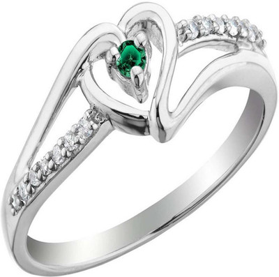 

Kiara Jewellery Sterling Silver Swarovski Zirconia Ring, White