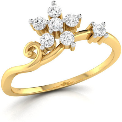 

Ciemme Sterling Silver Cubic Zirconia Gold-plated Plated Ring, Yellow