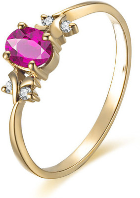 

Facetzinspire Real Gold Diamond Gold-plated Plated Ring