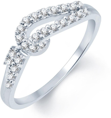

Sukkhi Splendid Alloy Cubic Zirconia Rhodium Plated Ring, White