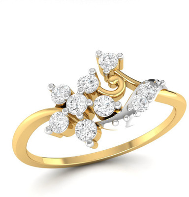 

Ciemme Sterling Silver Cubic Zirconia Gold-plated Plated Ring, Yellow