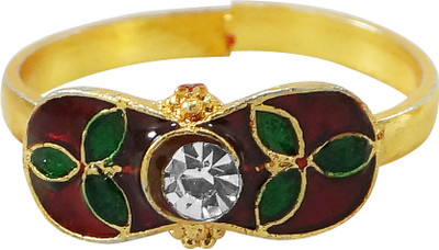 66% OFF on R S Jewels Alloy Gold Plated Toe Ring