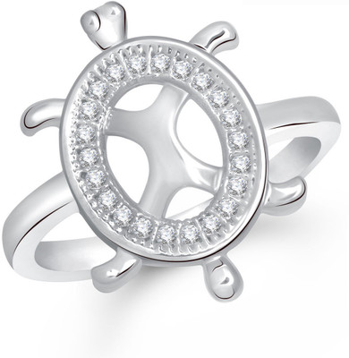 

Meenaz Alloy Cubic Zirconia Ring, White