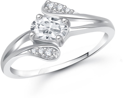 

Meenaz Alloy Cubic Zirconia Ring, White