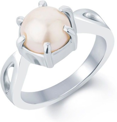 kundali Gemstone ring Sterling Silver Pearl Ring