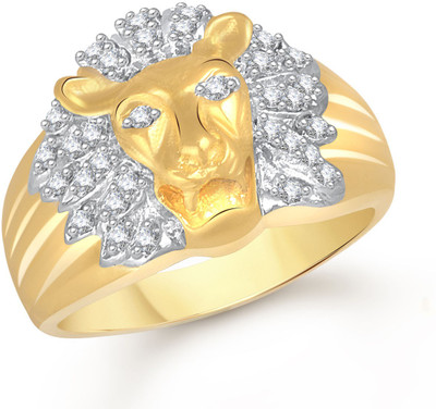 

Meenaz Alloy Cubic Zirconia Ring, Gold