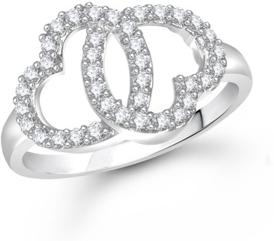 

Meenaz Alloy Cubic Zirconia Ring, White
