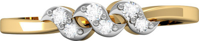 

Vachya Glory 18kt Diamond Yellow Gold ring(Yellow Gold Plated)