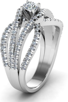 

ICR Jewels Sterling Silver Cubic Zirconia Ring, White