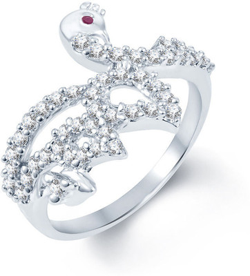 

Sukkhi Ravishing Alloy Cubic Zirconia Rhodium Plated Ring, White