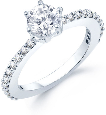 

Sukkhi Moddish Alloy Cubic Zirconia Rhodium Plated Ring, White