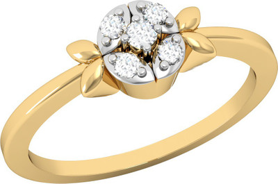 

Vachya Glory 14kt Diamond Yellow Gold ring(Yellow Gold Plated)