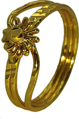 Kashika AVR0046 Copper 22K Yellow Gold Plated Ring available at flipkart for Rs.129