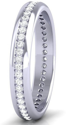 

ICR Jewels Sterling Silver Cubic Zirconia Sterling Silver Plated Ring, White