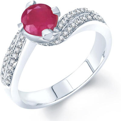 

Sukkhi Resplendent Alloy Cubic Zirconia Rhodium Plated Ring, White
