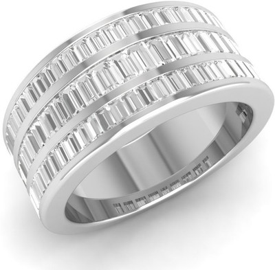 

ICR Jewels Silver Cubic Zirconia Sterling Silver Plated Ring
