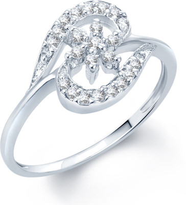

Sukkhi Gleaming Alloy Cubic Zirconia Rhodium Plated Ring, White