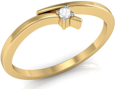 

Vachya Glory 18kt Diamond Yellow Gold ring(Yellow Gold Plated)