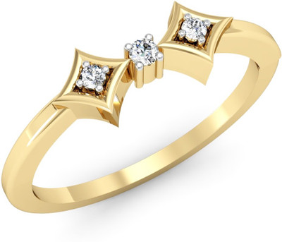 

Vachya Glory 18kt Diamond Yellow Gold ring(Yellow Gold Plated)