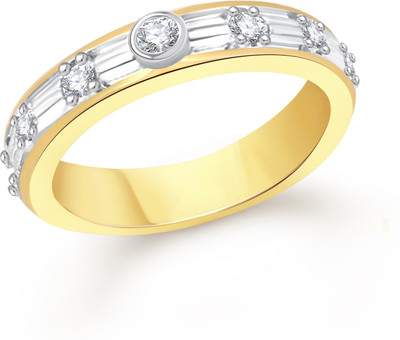 

VK Jewels Promise Alloy Cubic Zirconia Gold-plated Plated Ring